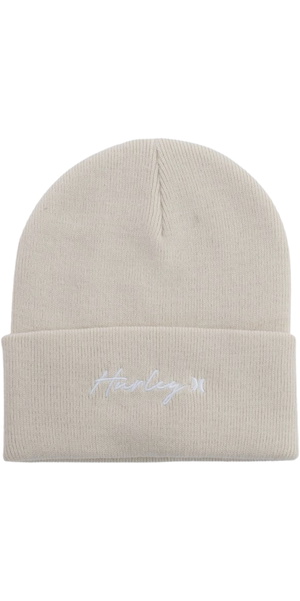 2026 Hurley Womens Script Cuff Beanie 2.0 HNCW0011 - White